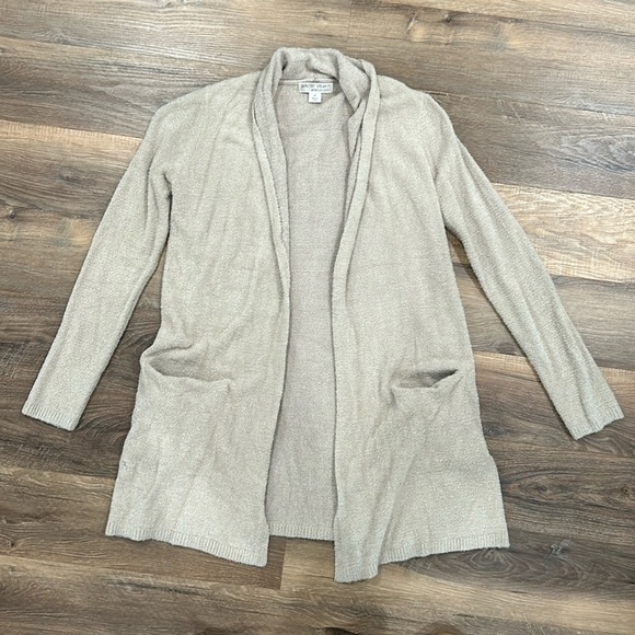Barefoot Dreams Bamboo Chic Lite plush super soft long line open front cardigan - Picture 1 of 16
